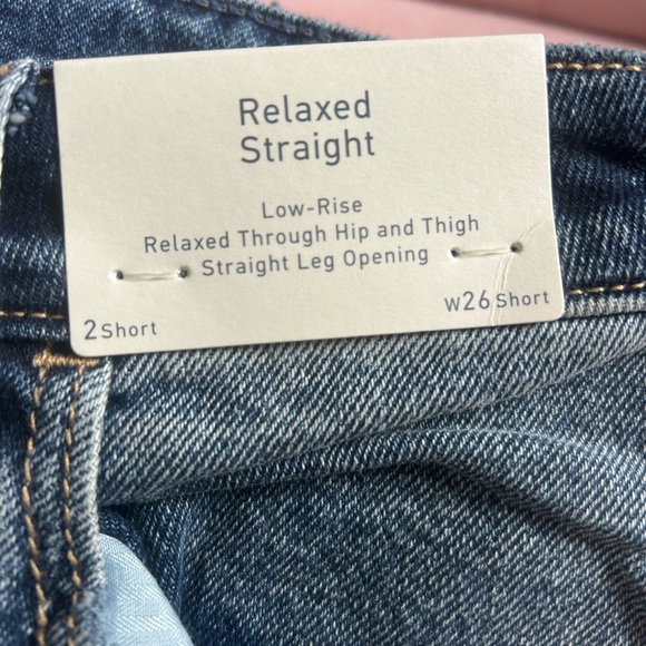 Hollister Low-Rise Straight Leg Blue Jeans - Picture 1 of 5